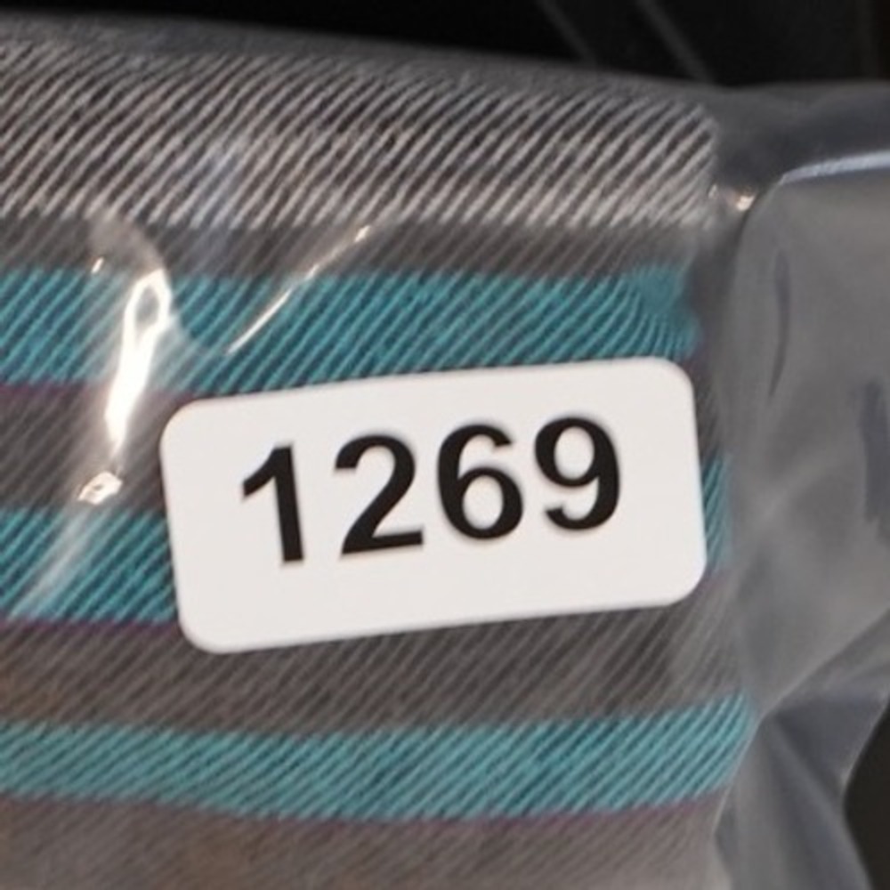 Patagonia Organic Cotton Striped Button Down Shirt Women's 10 Turquoise Gray - Picture 9 of 9